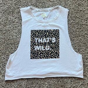 Aerie Offline Crop Sweatshirt Tank